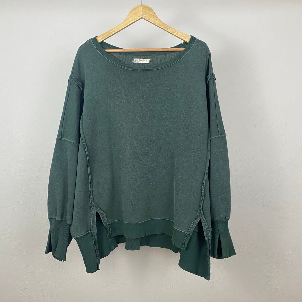 We The Free - Free People Camden Sweatshirt - Spruced Up - Small
